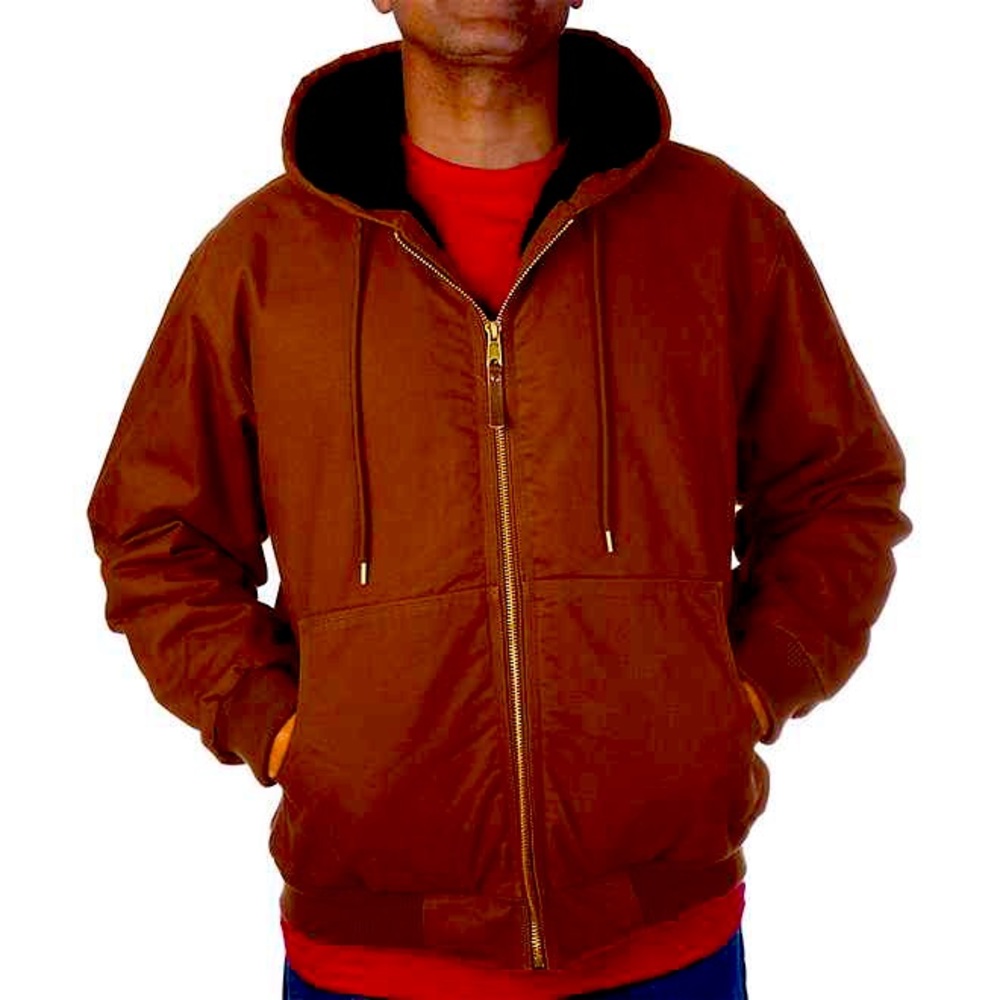 Men’s Workwear, Sherpa-Lined Canvas Coat